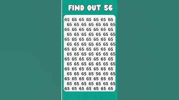 Can You Find the Odd Number? #eyetestchallenge #1game #challengegame #findtheoddoneout #puzzleplex