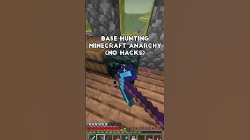 Base hunting abandoned house #minecraftanarchy #basehunting #uneasyvanilla