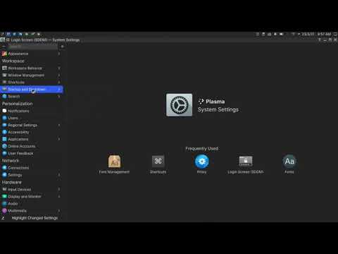 របៀបកំណត់​ login Screen នៅលើ​ KOOMPI
