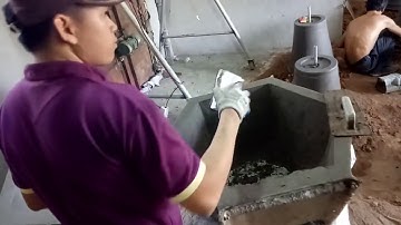 Cách làm chậu cảnh bằng khuôn Composite