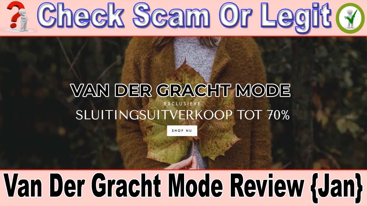 Van Der Gracht Mode Review: Check This Website Legit Or Scam? - YouTube