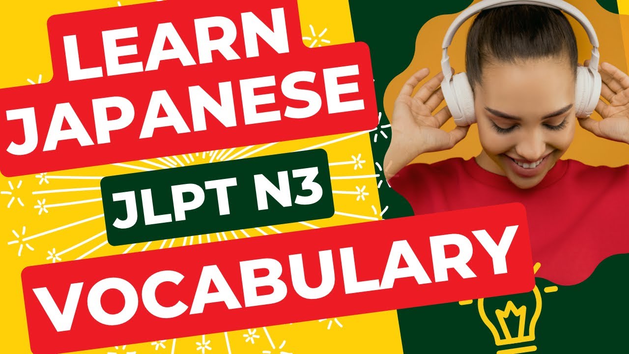 Jlptn3 Vocabulary Myanmar Section 1 5 Chapter1 Kotoba 言葉 Youtube