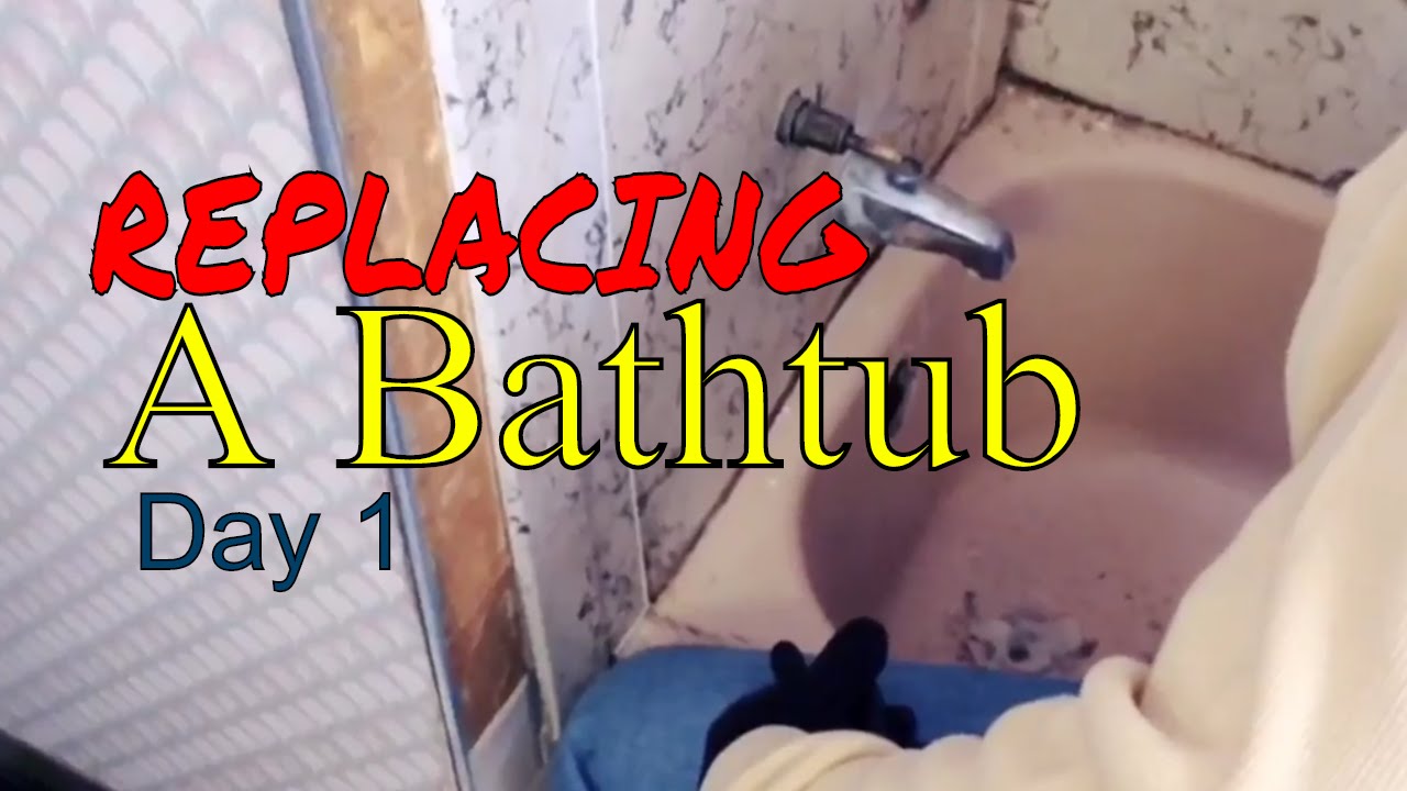 Removing a Bathtub - Day 1 of BATHTUB REPLACEMENT - YouTube