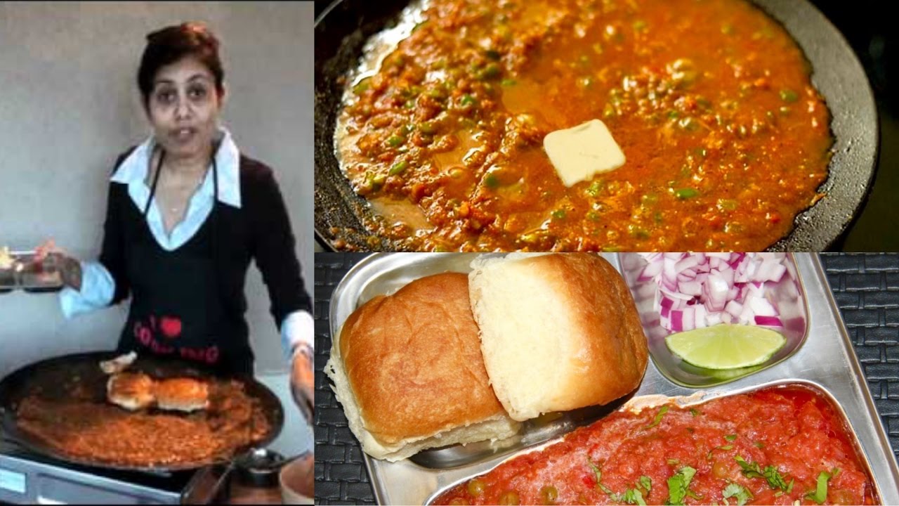 Bombay Tawa Pav bhaji Video Recipe - Street food by Bhavna | Bhavna