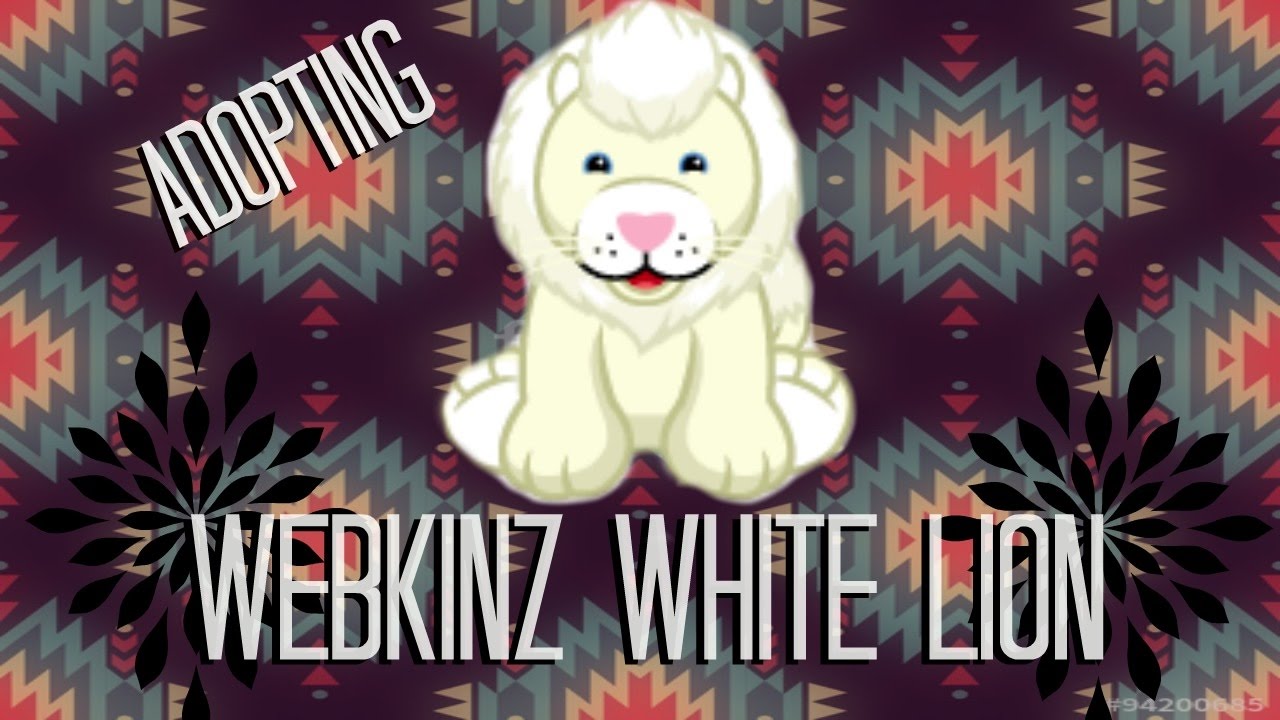 webkinz white lion