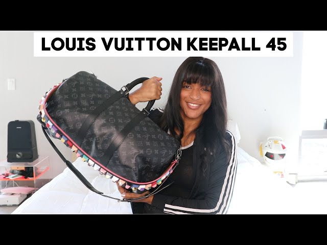 LOUIS VUITTON KEEPALL BAG 45, 50 & 55 REVIEW: BEST SIZE? 🤔 KATE