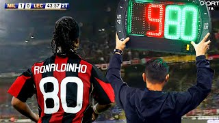The Day Ronaldinho Substituted & Showed Who Is The Boss