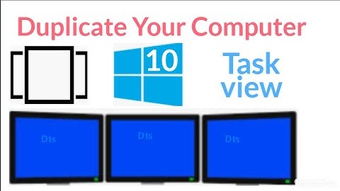 Windows 10 Virtual Desktop - How to use multiple desktops in windows 10 - task view - windows 10