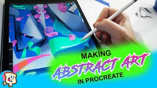 How I Make Abstract Art on my iPad