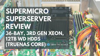Supermicro Storage Server Review (36 Bay, Intel 3rd Gen Xeon)