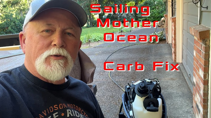 Yamaha 6HP Outboard Motor Carburetor Removal and Cleaning - Mother Oceans New Dinghy Motor