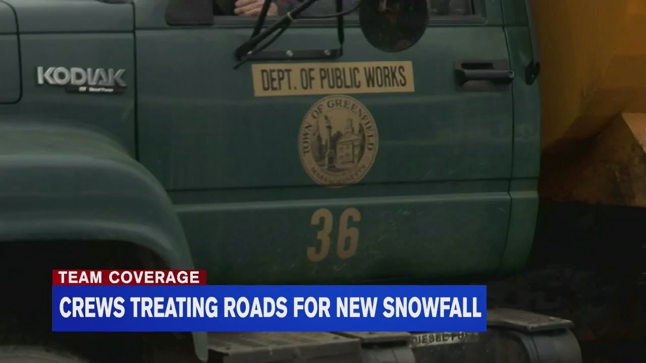 Science, timing help Greenfield crews prep the roads for snow - YouTube
