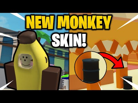 ROBLOX ARSENAL 😱MONKEY SKIN LOCATION REVEALED!😱 - YouTube