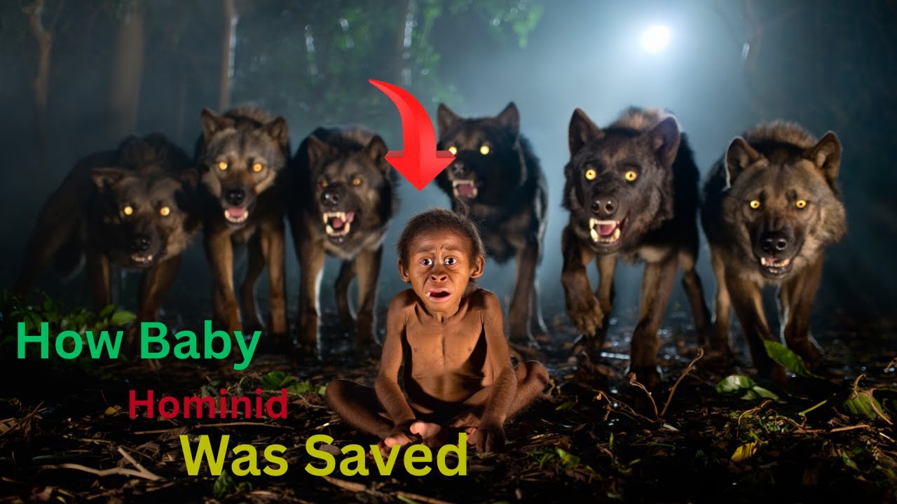 Escape From The Wolves Jaws || Australopithecus vs. Wolves ...