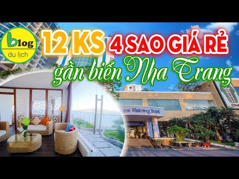 Check in 12 khách sạn 4 sao Nha Trang giá rẻ ngay gần biển