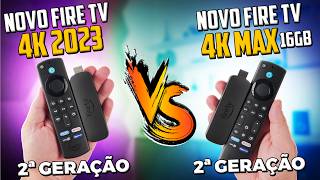 Novo FIRE TV STICK 4K MAX 16GB vs Novo FIRE TV STICK 4K 2023 - Qual Escolher