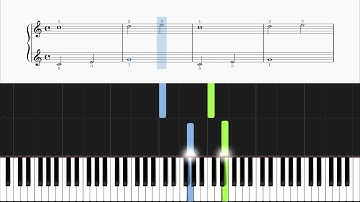 Carl Czerny - Practical Exercises for Beginners, Op. 599, No. 1 (Piano Tutorial)