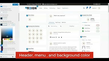 How to Set Color Schemes and Custom Colors - Reign BuddyPress Theme - WordPress Community  Theme