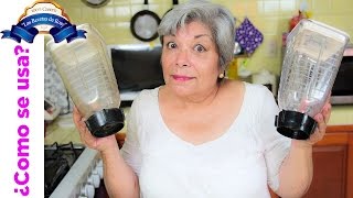 ¿Cuál es el uso correcto de una licuadora?