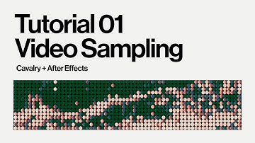 Video Sampling in Cavalry and After Effects | Stylised Motion Graphics