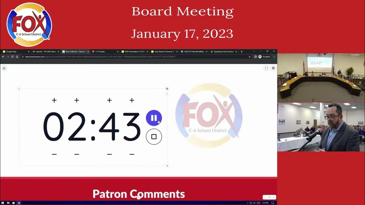 Fox C6 School Board Meeting 01 17 2023 Jefferson County Assessor Bob fox-c6-school-board-meeting-01-17-2023-jefferson-county-assessor-bob