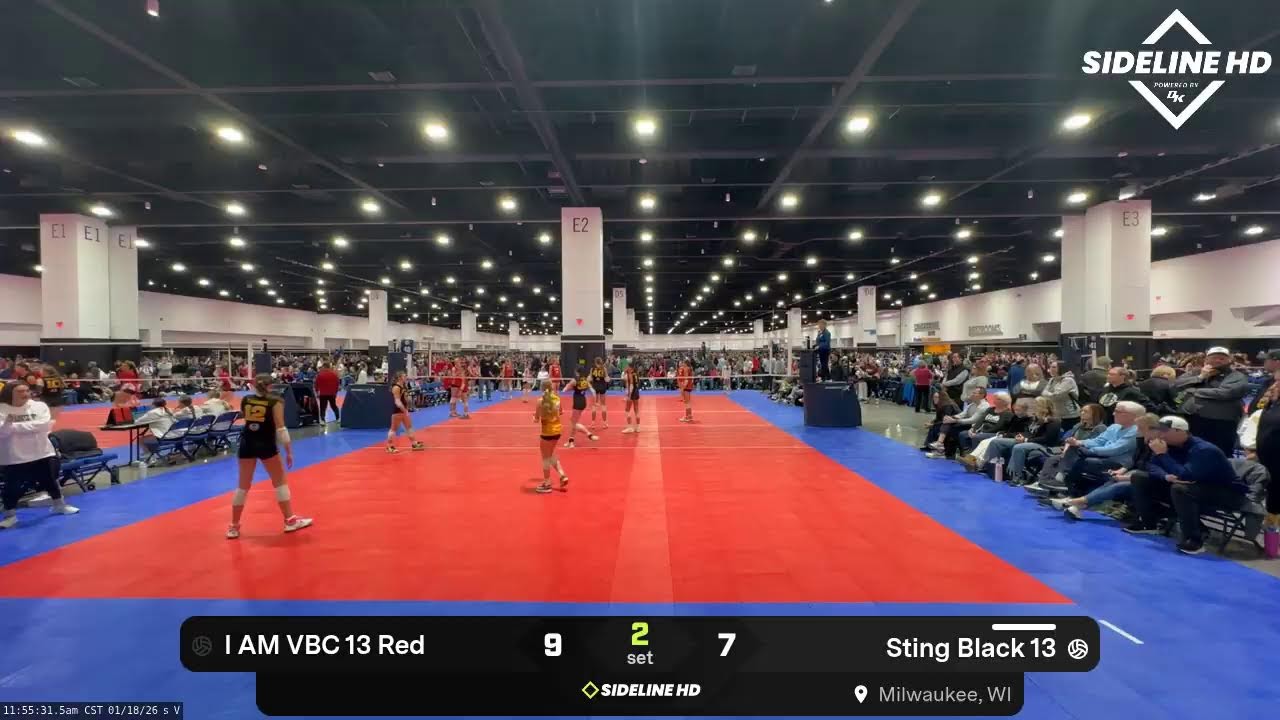 Sting Black 13 vs. I AM VBC 13 Red (2026.01.18)