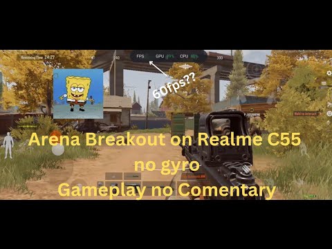 Arena Breakout on Realme C55 After Update | 60fps?