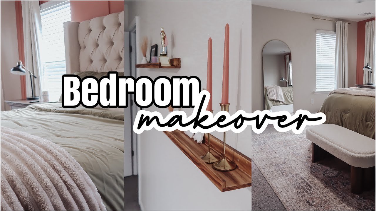 BEDROOM MAKEOVER | GIRLY BEDROOM MAKEOVER | BEDROOM TRANSFORMATION