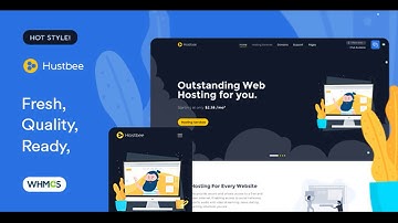 Hustbee – Hosting HTML & WHMCS Template Cracked