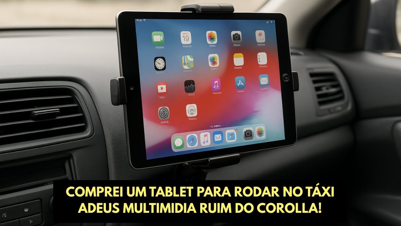 🔴 COMPREI UM TABLET PARA TRABALHAR NO TÁXI / COMO PRENDER O TABLET / VALE A PENA TER UM TABLET?
