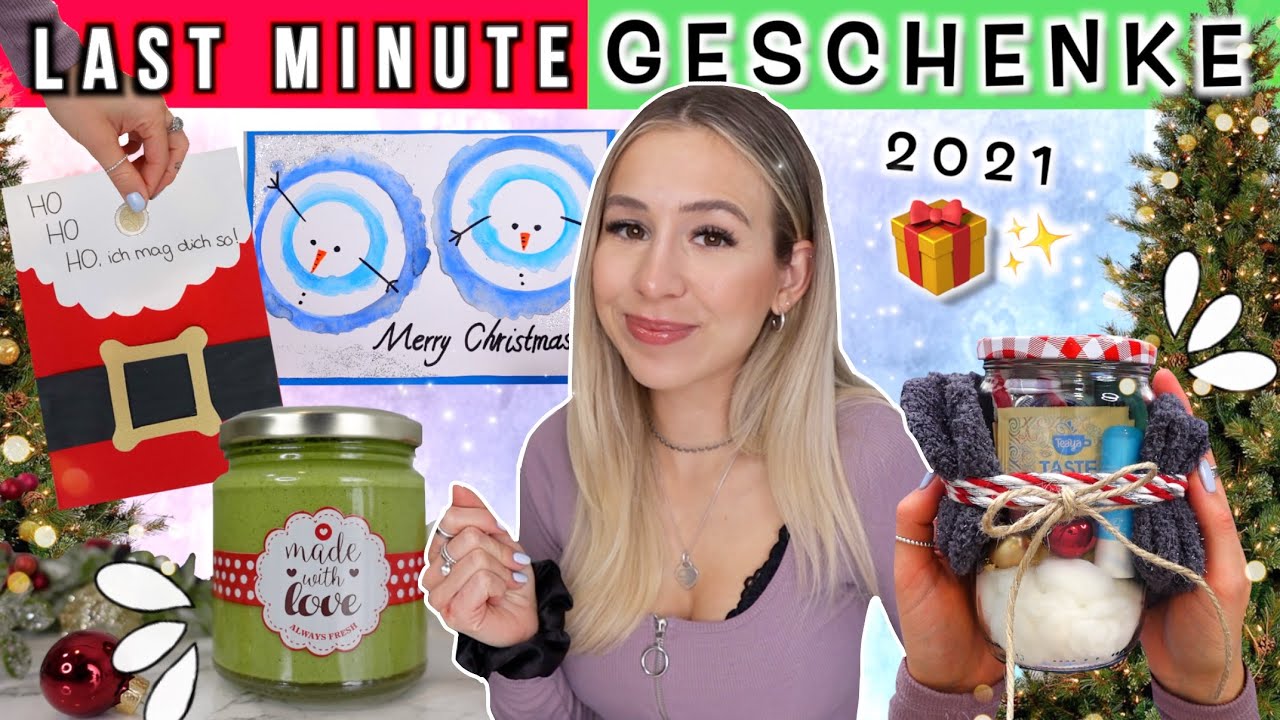 LAST MINUTE DIY Weihnachtsgeschenke selber machen 🎁