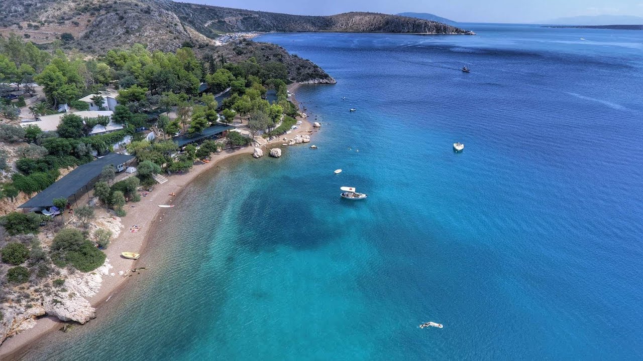 Lefka Beach Camping Youtube