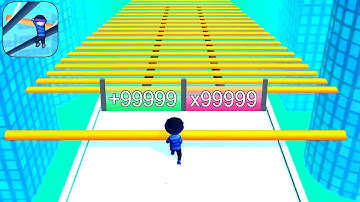 📌Satisfying Mobile Game All Levels: Roof Rails, Merge Number Run, Count Masters, Marble Run...