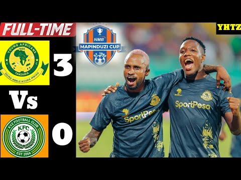 LIVE MATCH YANGA SC 3 VS 0 KVZ KOMBE LA MAPINDUZI NEW AMANI COMPLEX HII LEO 