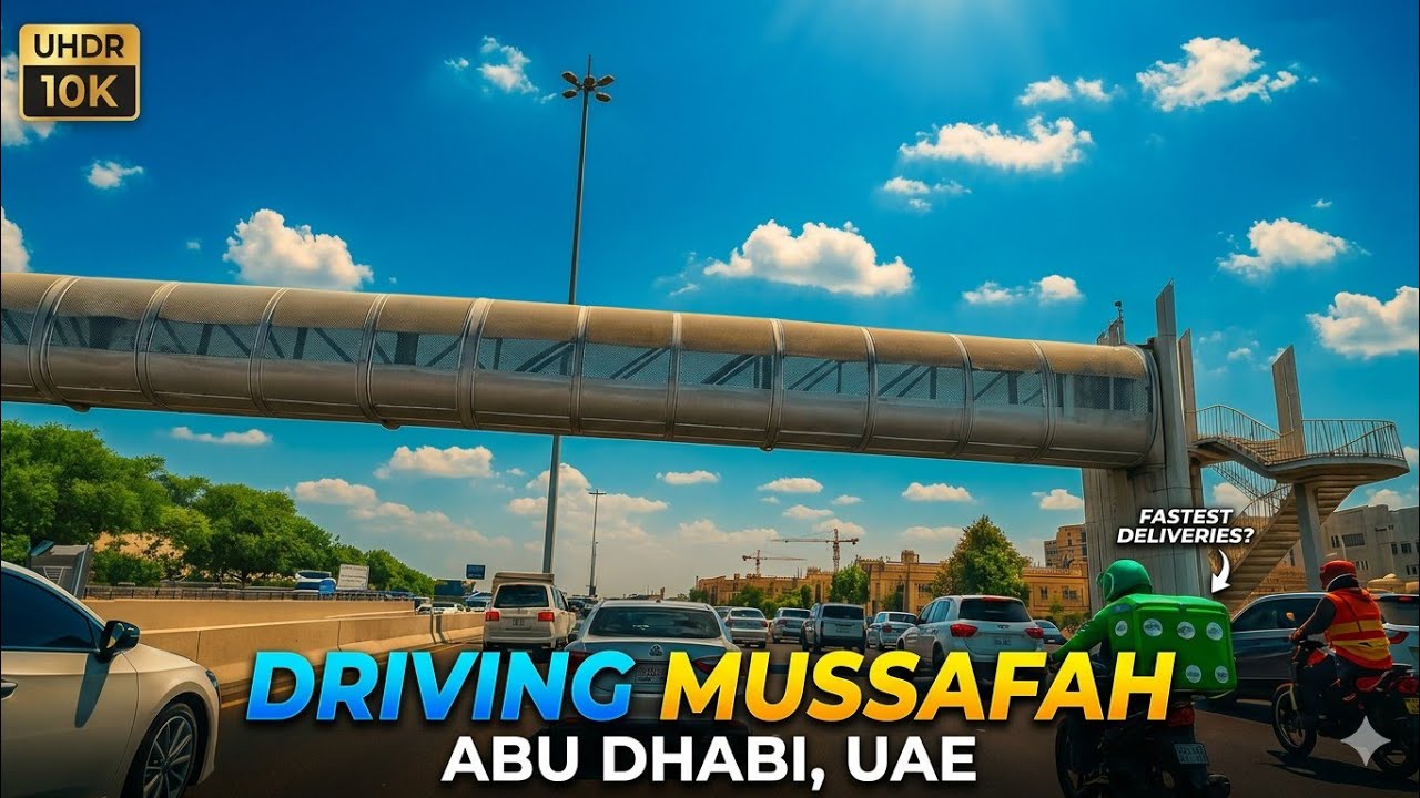 Musaffah Industrial Drive – Hidden Zen Routes [4K Calm | No Talking]