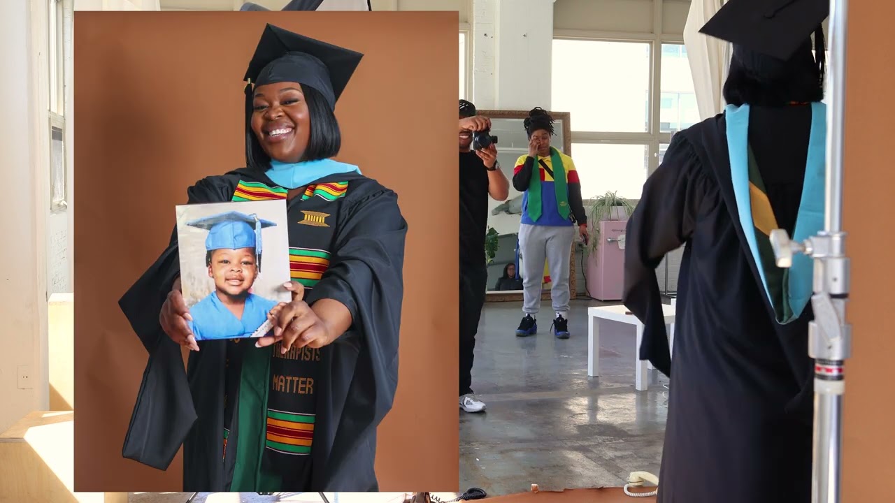 College Graduation Photoshoot | BTS |