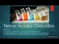 Ácidos Oxácidos