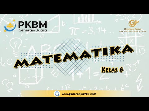 PKBM Generasi Juara: Matematika kelas 6 Sem 2