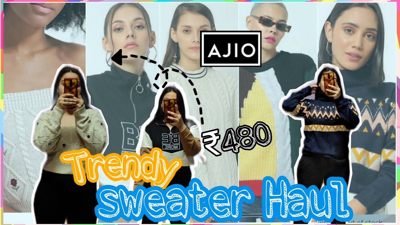 Winter wear haul // Ajio Sweater Haul 2021