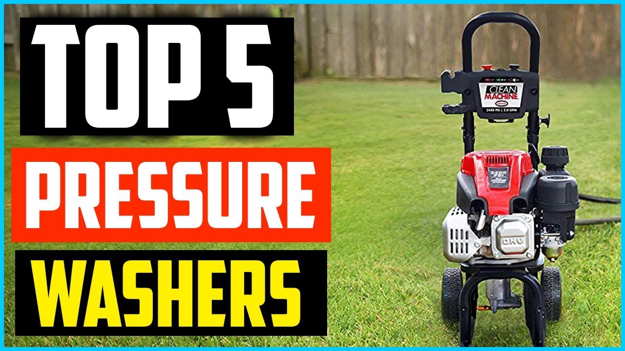 Top 5 Best Gas Pressure Washers in 2019 