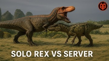 Solo Rex jaagt op de hele server (officials) | Path of Titans
