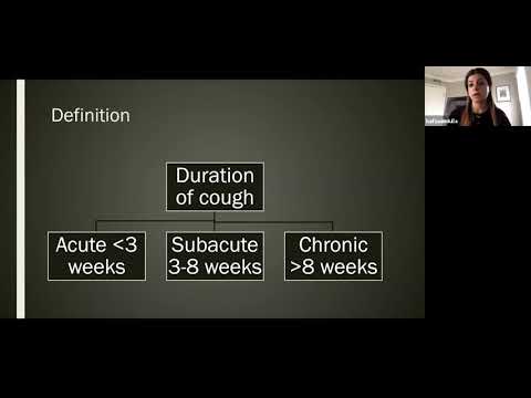 1/8/21 Evaluation and Management of Chronic Cough - Dr. Abdulla