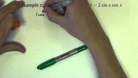 Trigonometry - Section 5.2 - Part 1