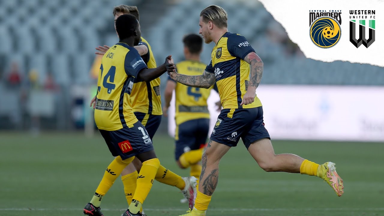 HIGHLIGHTS Central Coast Mariners v Western United Isuzu UTE A