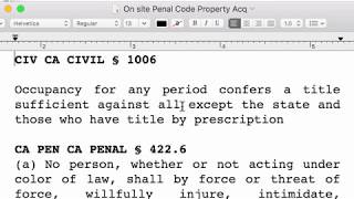 Join www.thctrust.org - california property acquisitions codes
statutes you should know