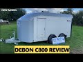 Debon c800 box trailer review brand new 2022 model
