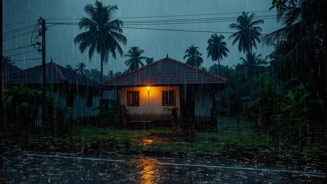 Fall Asleep in 2 Minutes: Heavy Rain White Noise for Deep Sleep (No Ads