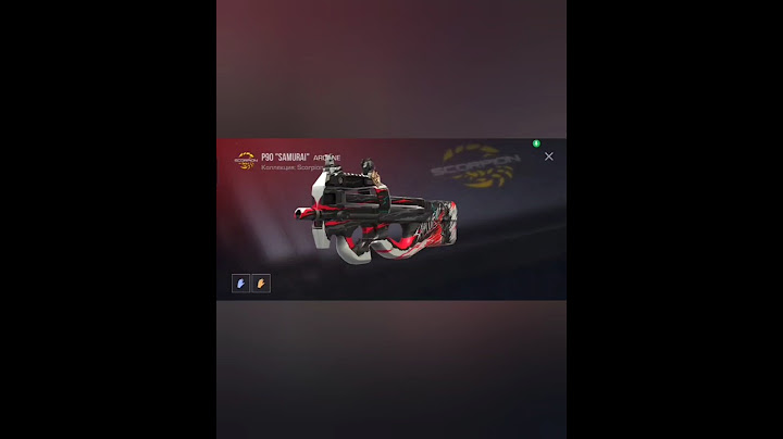 #standoff2 gaming review gun P90 "samurai"