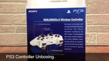 PS3 Controller Classic White Unboxing
