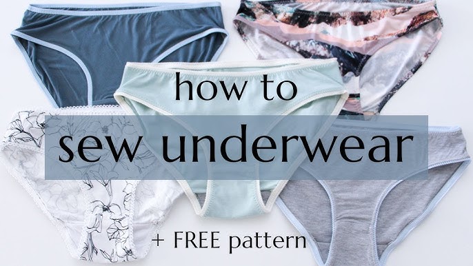 How to sew Period Panties - Good pattern for Periods, Incontinence